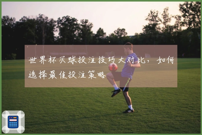 世界杯买球投注技巧大对比，如何选择最佳投注策略